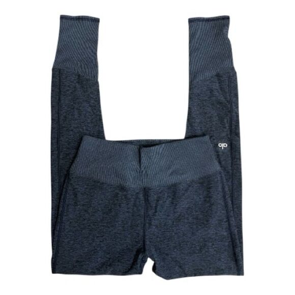 ALO Yoga Heathered Blue Leggings - Picture 4 of 6